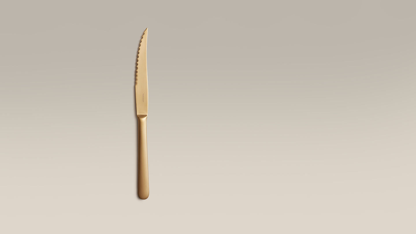 Steak Knives | Matte Gold | 1 Piece