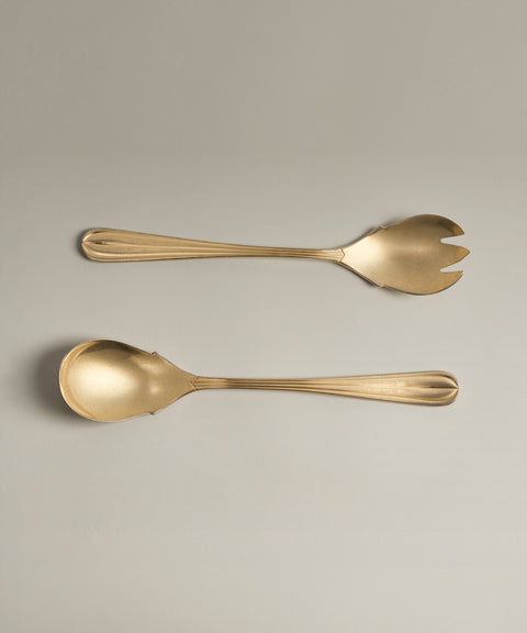 Crescent Serving Fork & Spoon