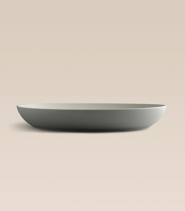 Outdoor Oval Low Serving Bowl